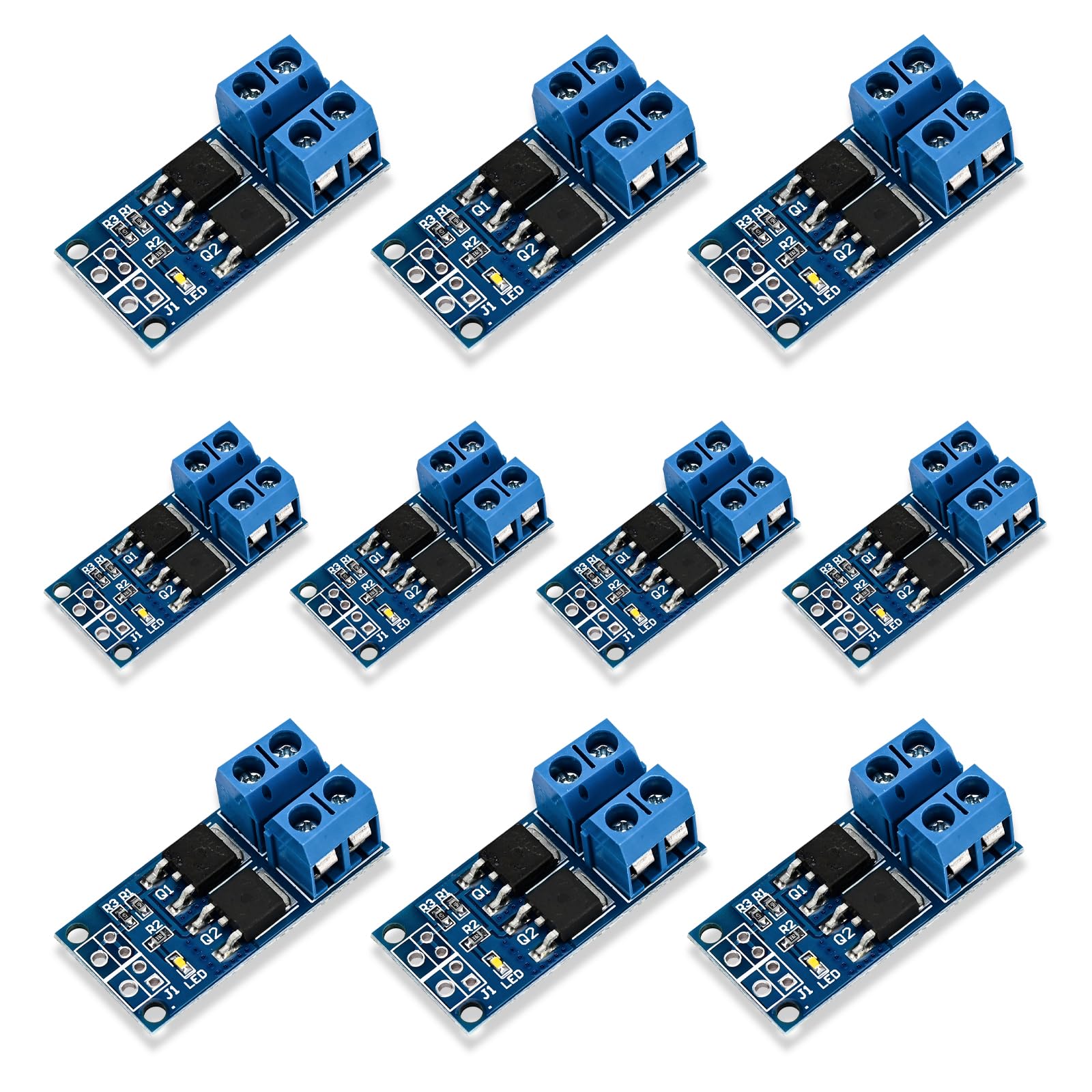 10Pcs 15A 400W MOSFET Trigger Switch Drive Module DC 5V-36V PWM